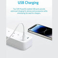 Anker 322 USB Power Strip 4 in 1 - White ColorWaves