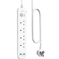 Anker 322 USB Power Strip 4 in 1 - White ColorWaves