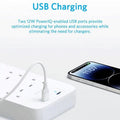 Anker 342 USB Power Strip 8 in 1 - White ColorWaves