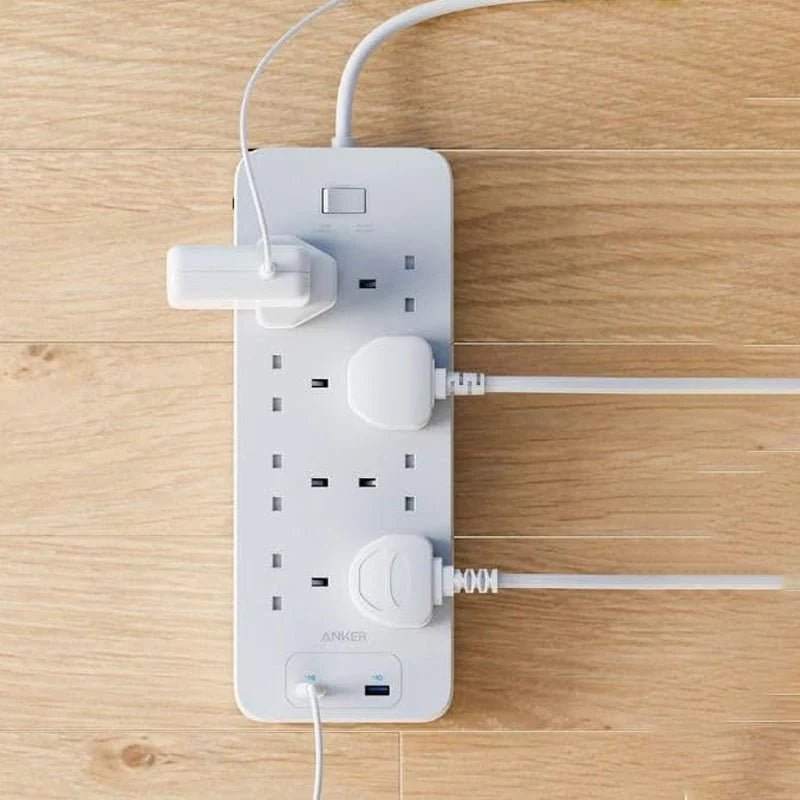 Anker 342 USB Power Strip 8 in 1 - White ColorWaves