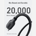 Anker 542 USB-C to Lightning Cable (Bio-Based) (0.9m/3ft) -Black ColorWaves