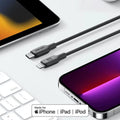 Anker 542 USB-C to Lightning Cable (Bio-Based) (0.9m/3ft) -Black ColorWaves