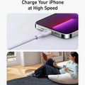 Anker 542 USB-C to Lightning Cable (Bio-Based) (0.9m/3ft) -Violet ColorWaves
