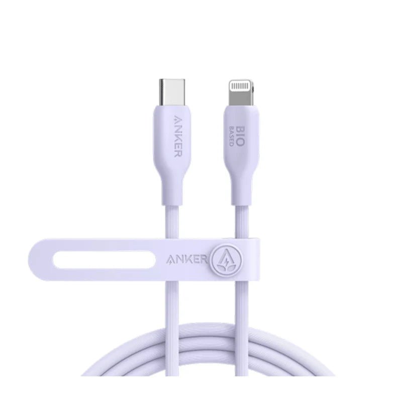 Anker 542 USB-C to Lightning Cable (Bio-Based) (0.9m/3ft) -Violet ColorWaves