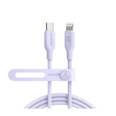 Anker 542 USB-C to Lightning Cable (Bio-Based) (0.9m/3ft) -Violet ColorWaves