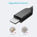 Anker 542 USB-C to Lightning Cable (Bio-Based) (0.9m/3ft) -White ColorWaves