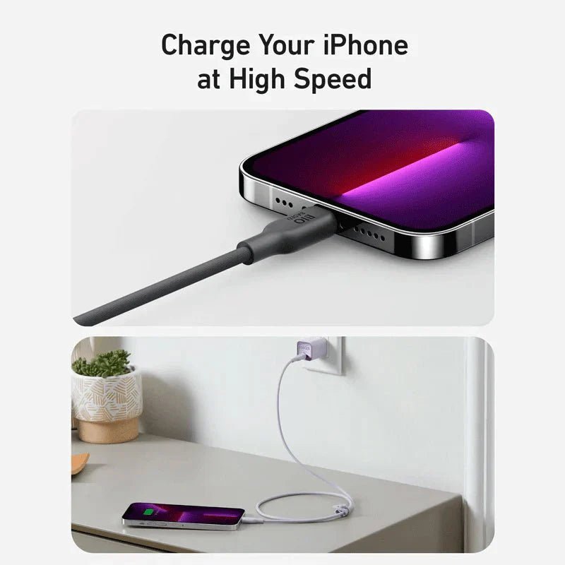 Anker 542 USB-C to Lightning Cable (Bio-Based) (1.8m/6ft) -Black ColorWaves