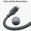 Anker 542 USB-C to Lightning Cable (Bio-Nylon) (1.8m/6ft) -Black ColorWaves