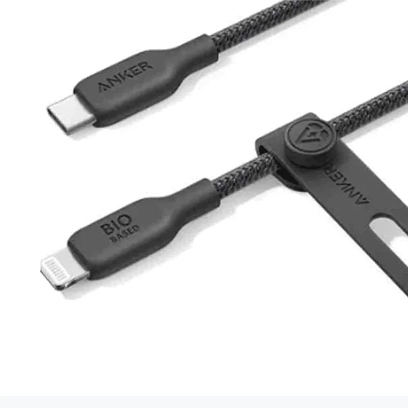 Anker 542 USB-C to Lightning Cable (Bio-Nylon) (1.8m/6ft) -Black ColorWaves