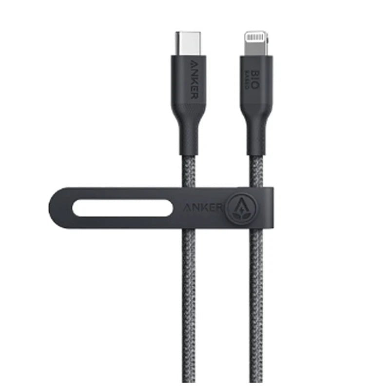 Anker 542 USB-C to Lightning Cable (Bio-Nylon) (1.8m/6ft) -Black ColorWaves
