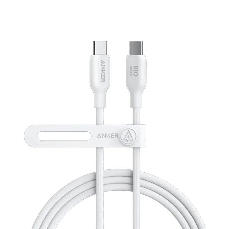 Anker 544 USB-C to USB-C Cable 140W (Bio-Based) (1.8m/6ft) -White ColorWaves