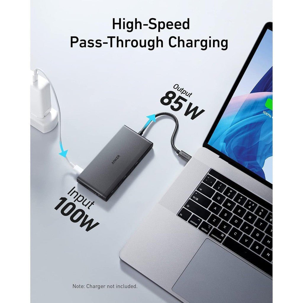 Anker 552 9-in-1 USB-C Hub - Black ColorWaves