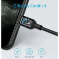 Anker PowerLine III Lightning Cable - USB-C / 0.9m / Black ColorWaves