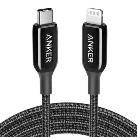 Anker PowerLine + III USBC to Lightning - 0.9m / Black ColorWaves