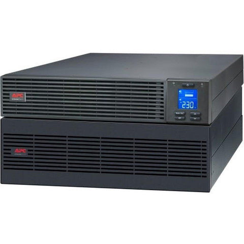 Apc Easy Ups On-Line, 6Kva/6Kw, Rackmount 5U, 230V, Hard Wire 3-Wire(1P+N+E) Outlet, Intelligent Card Slot, Lcd, Extended Runtime, W/O Rail Kit ColorWaves