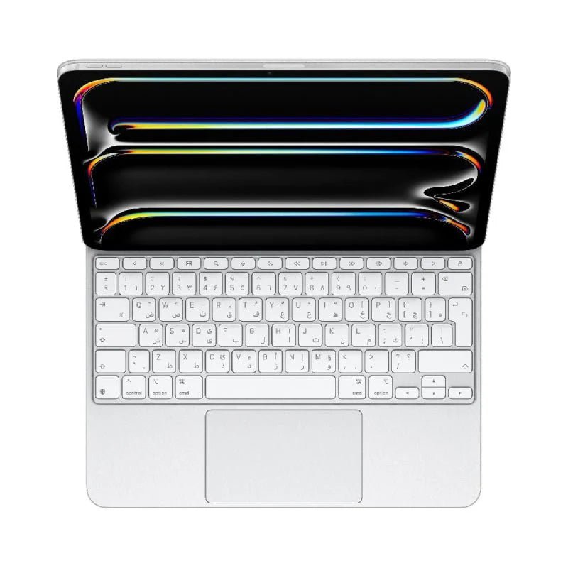 Apple Magic Keyboard - iPad Pro 13 M4 (2024) / English / Arabic / White - Keyboard / Open Box ColorWaves