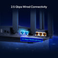 TP-Link Archer AX90 (AX6600) Tri-Band Wireless Router - 5GHz (4804 Mbps) / Gigabit WAN / Gigabit LAN TP-Link