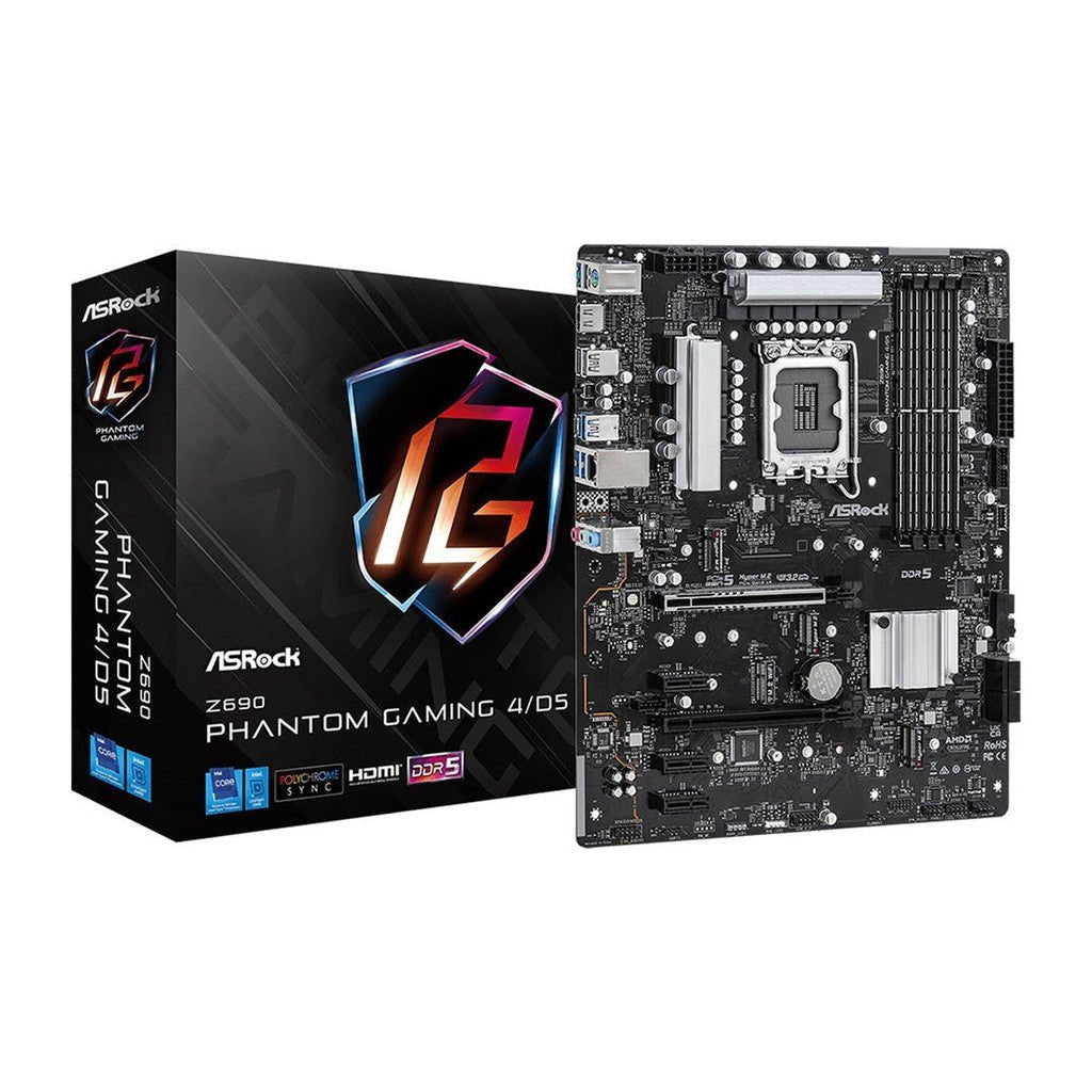 AsRock Intel Z690 Phantom Gaming DDR5 Motherboard ColorWaves