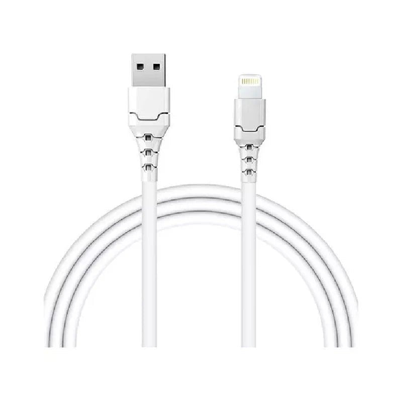 Aspor A101 Quick Charge & Data Cable - Lightning / 1 Meter / White ColorWaves