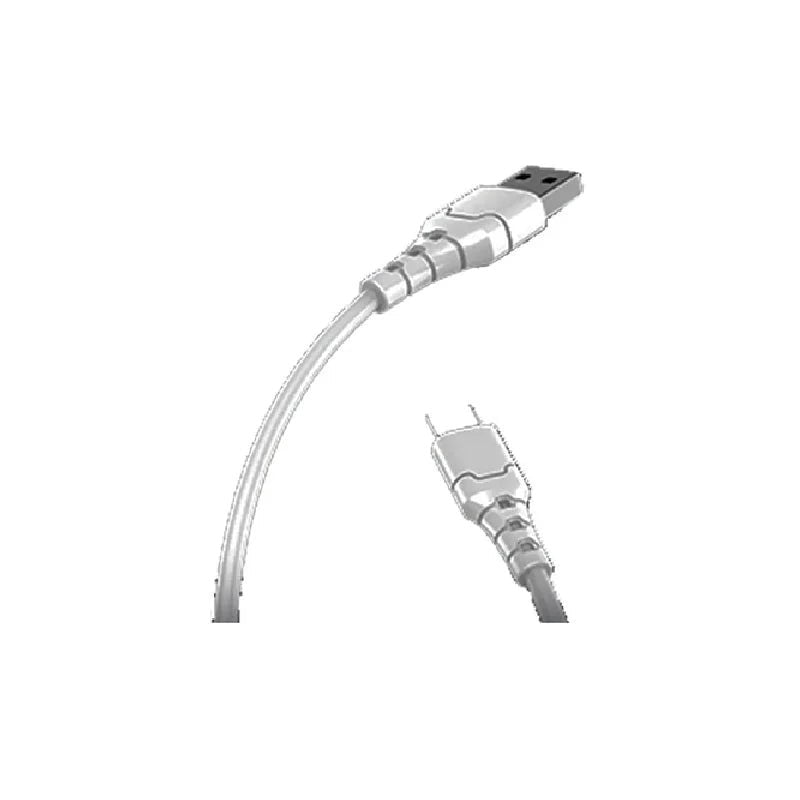 Aspor A102 USB-C Fast Charging Data Cable - 3A / 1 Meter / White ColorWaves