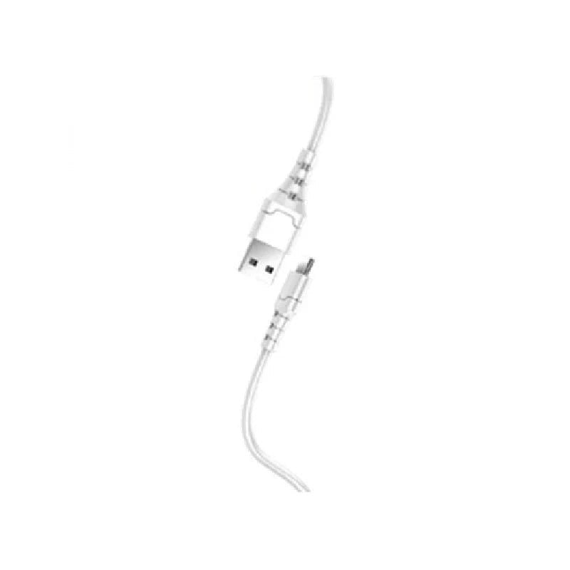 Aspor A102 USB-C Fast Charging Data Cable - 3A / 1 Meter / White ColorWaves