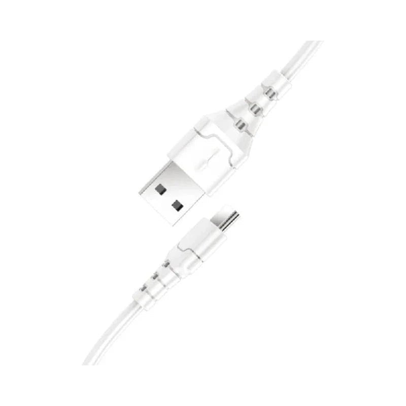 Aspor A102 USB-C Fast Charging Data Cable - 3A / 1 Meter / White ColorWaves