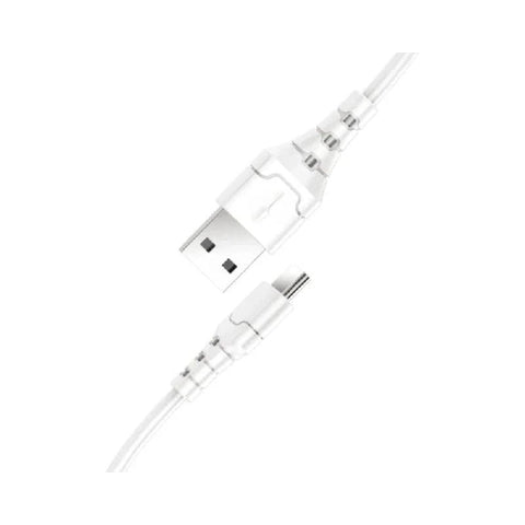 Aspor A102 USB-C Fast Charging Data Cable - 3A / 1 Meter / White ColorWaves