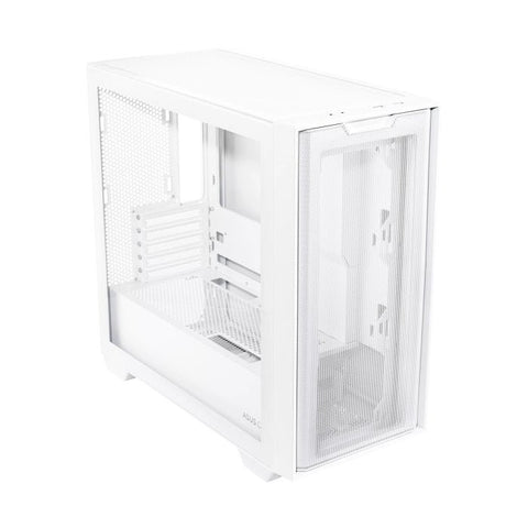 Asus A21 Micro ATX Tempered Glass Side Panel Case Without Fan - White ColorWaves