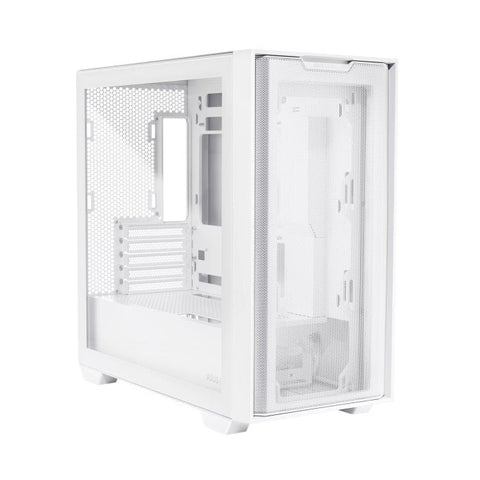 Asus A21 Micro ATX Tempered Glass Side Panel Case Without Fan - White ColorWaves