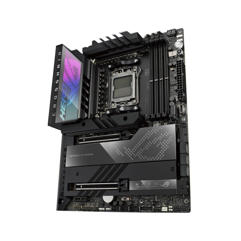 Asus AMD Rog CrossHair X670E HERO Gaming Motherboard ColorWaves
