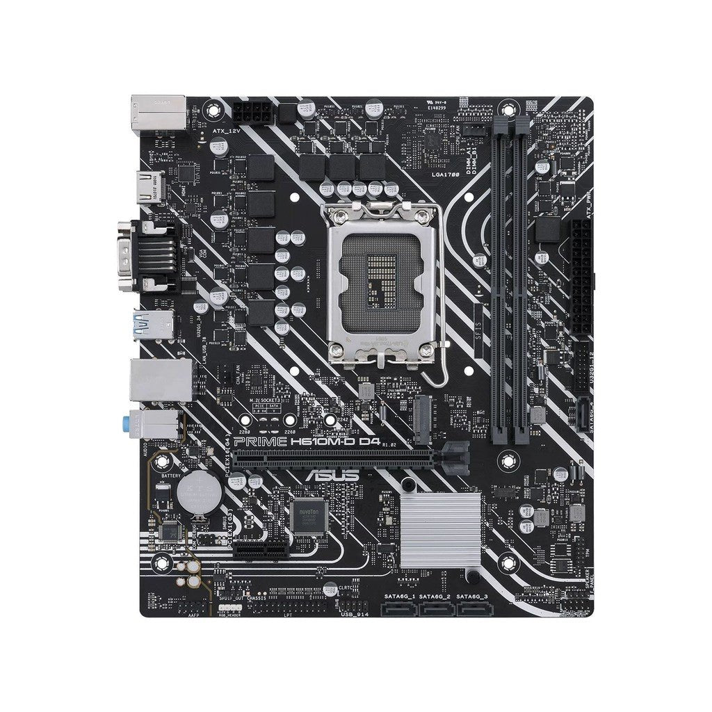 Asus Intel Prime H610M-D D4 MotherBoard ColorWaves