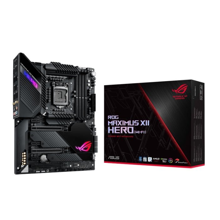 Asus Intel ROG Maximus Xll Hero (Wi-Fi) Gaming MotherBoard ColorWaves