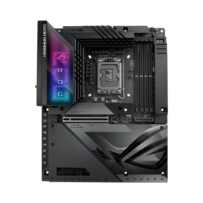 Asus Intel Rog Maximus Z790 Hero BTF WIFI 7 DDR5 Gaming Motherboard ColorWaves