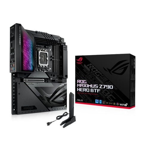 Asus Intel Rog Maximus Z790 Hero BTF WIFI 7 DDR5 Gaming Motherboard ColorWaves