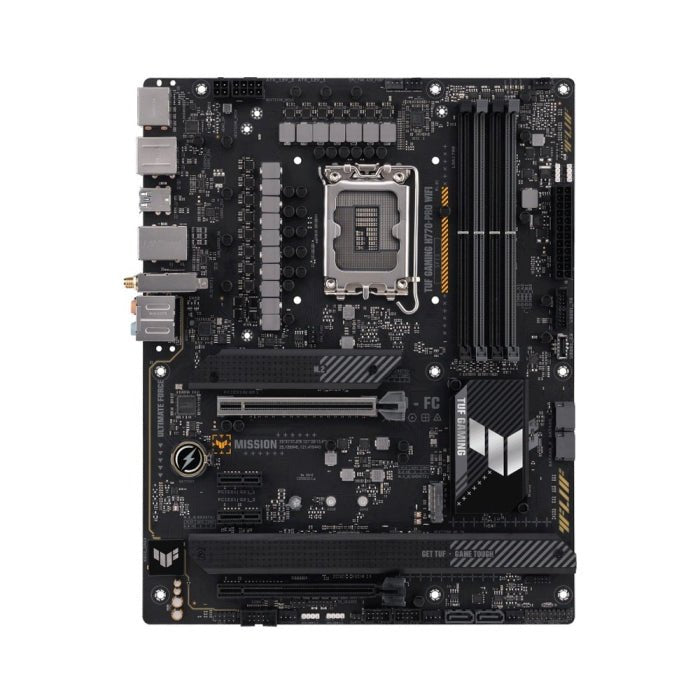 Asus Intel TUF Gaming H770-Pro Wi-Fi, Intel H770 Chipset, DDR5, LGA1700, ATX MotherBoard ColorWaves