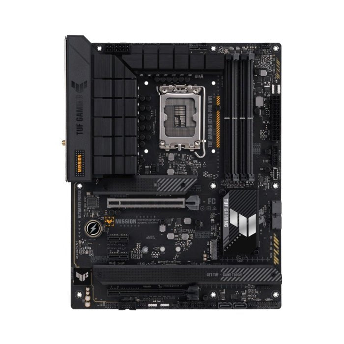 Asus Intel TUF Gaming H770-Pro Wi-Fi, Intel H770 Chipset, DDR5, LGA1700, ATX MotherBoard ColorWaves