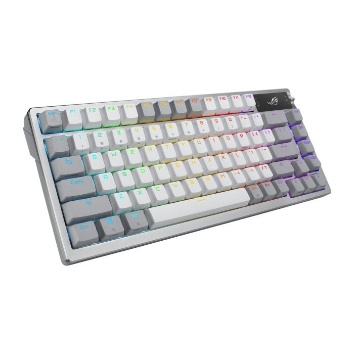 Asus M701 Rog Azoth 75% RGB Wireless Mechanical Gaming Keyboard NX Snow Switch Refined Linear (Arabic) - White ColorWaves