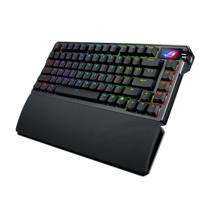 Asus M702 Rog Azoth Extreme 75% Wireless/Bluetooth Mechanical Gaming Keyboard Rog NX Snow Switches Refined Linear (Arabic) - Black ColorWaves