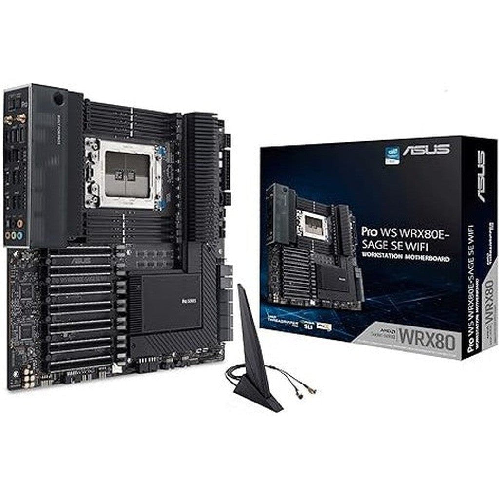 Asus Pro Ws Wrx80E-Sage Se Wifi Amd Threadripper Pro Eatx Workstation Motherboard ColorWaves
