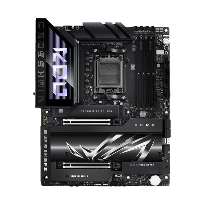 Asus Rog CrossHair X870E Hero AMD Ryzen Wi-Fi7 DDR5 ATX Gaming Motherboard ColorWaves