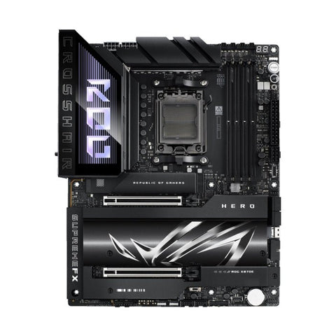 Asus Rog CrossHair X870E Hero AMD Ryzen Wi-Fi7 DDR5 ATX Gaming Motherboard ColorWaves