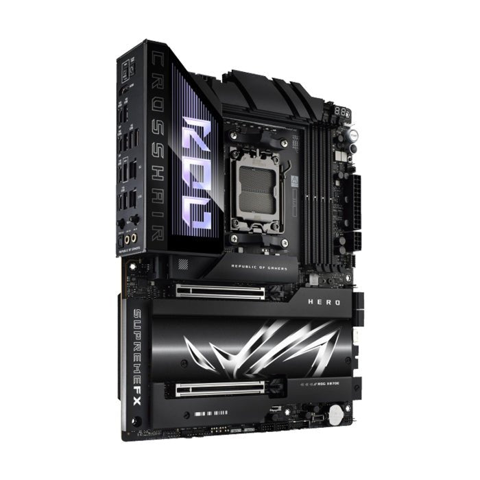 Asus Rog CrossHair X870E Hero AMD Ryzen Wi-Fi7 DDR5 ATX Gaming Motherboard ColorWaves