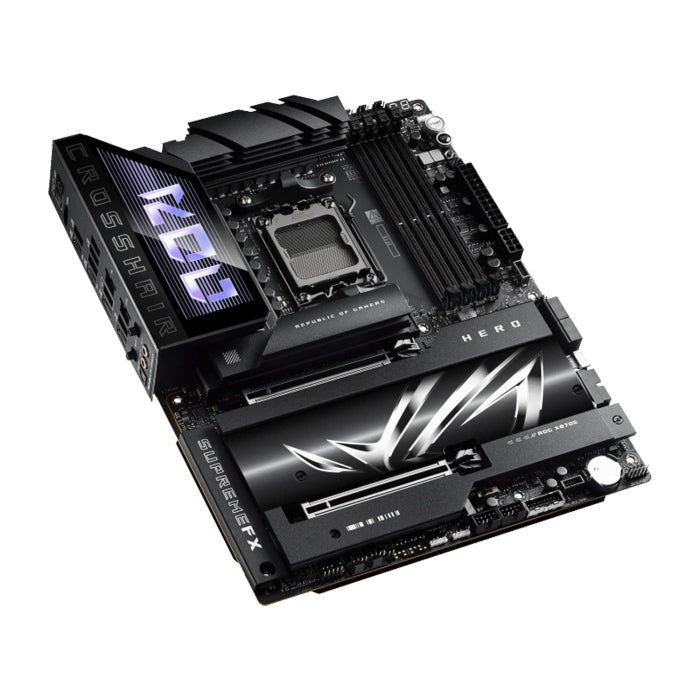 Asus Rog CrossHair X870E Hero AMD Ryzen Wi-Fi7 DDR5 ATX Gaming Motherboard ColorWaves