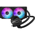 Asus Rog Ryuo Iii 240 Argb All-In-One Aio Liquid Cpu Cooler 240Mm Radiator, Asetek 8Th Gen Pump Solution ColorWaves