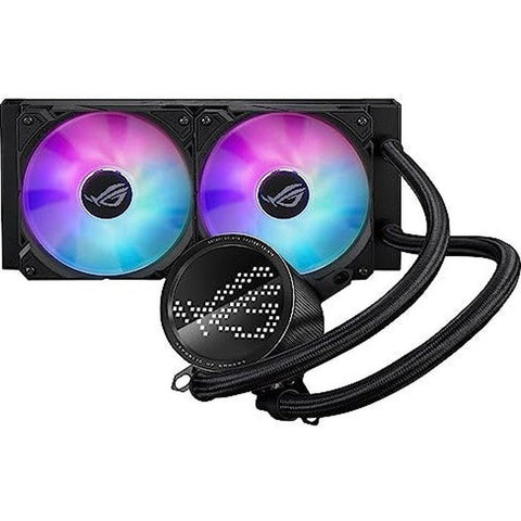 Asus Rog Ryuo Iii 240 Argb All-In-One Aio Liquid Cpu Cooler 240Mm Radiator, Asetek 8Th Gen Pump Solution ColorWaves