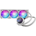 Asus Rog Ryuo Iii 360 Argb White Edition All-In-One Aio Liquid Cpu Cooler 360Mm Radiator, Asetek 8Th Gen Pump Solution ColorWaves
