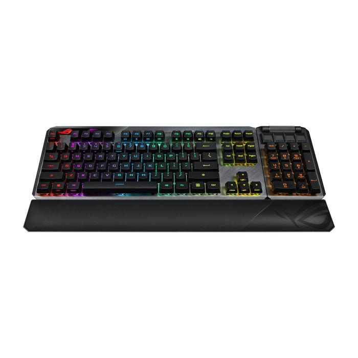 Asus Rog Strix Claymore II Wireless/Wired Mechanical TKL Gaming Keyboard ROG RX Red Switch (Arabic) ColorWaves