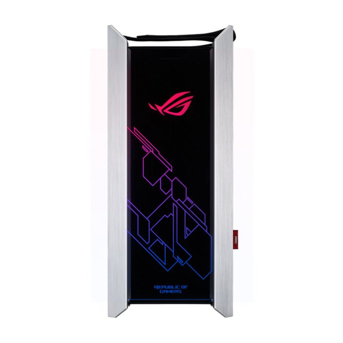 Asus Rog Strix Helios Mid-Tower 3-Side Tempered Glass Panel Case with Dynamic RGB Lighting Front Panel - White ColorWaves
