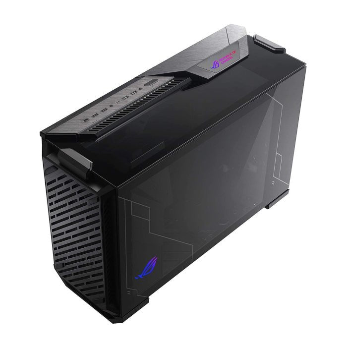Asus Rog Z11 Mini-ITX Aluminum Steel Tempered Glass ABS Plastic Case - Black ColorWaves