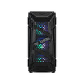 Asus TUF Gaming GT301 Mid-Tower Tempered Glass Side Panel Case with HoneyComb Front Panel & 3 ARGB Fans + 1 Rear Fan - Black ColorWaves